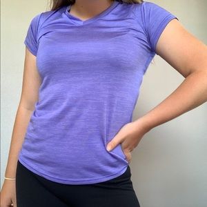 Purple athletic tee